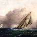 N.Y.Y.C. Schooner Yacht 'Estelle' Running Home